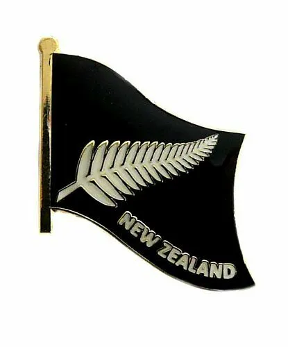 Fahnen Pin New Zealand Feder Anstecker Flagge Fahne