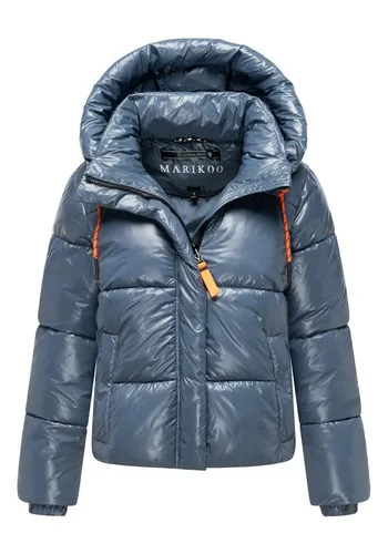 Marikoo Winterjacke Skyraa Leicht glänzendes Obermaterial mit moderner Steppung
