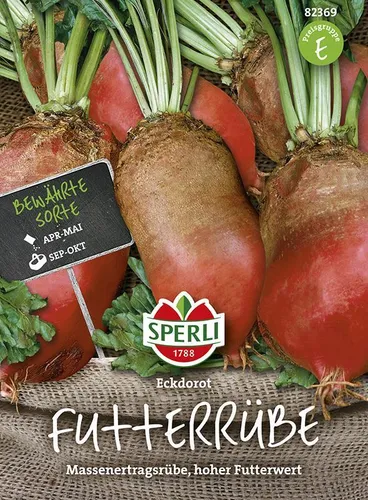 Sperli Futterrübe Eckdorot, nährstoffreiche Futterpflanze