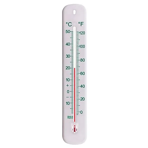 Weißes Gewächshaus-Thermometer 215 mm – Präzise Temperaturmessung für Garten und Gewächshaus