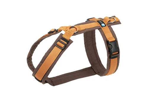 AnnyX Hunde-Geschirr Brustgeschirr Fun - gepolstert und superbequem - Brustgeschirr für Hunde, aus Nylon gefertigt, mit gleichmäßiger Druckverteilung und bequemen Einstieg für optimalen Tragekomfort.