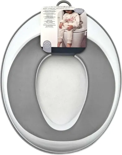 Dreambaby WC Sitzauflage Reiseauflage Baby Badezimmer Zubehör Ezy Potty Training Grau Rutschfest