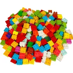 LEGO® DUPLO® 2x2 Steine Bunt Gemischt - 50 Stück - Individuell zusammengestellte Mischung aus 50 bunten LEGO DUPLO 2x2 Steinen. Ideal für kreatives Bauen und Spielen. Original LEGO Qualität für unbegrenzten Spaß und Fantasie!