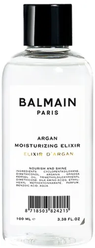 Balmain Hair Couture Argan Moisturizing Elixir Haaröl 100 ml - Haaröl für geschmeidiges, glänzendes Haar. Verjüngt mit Bio-Arganöl, spendet Feuchtigkeit und reduziert Spliss. Ideal für trockenes, geschädigtes Haar.