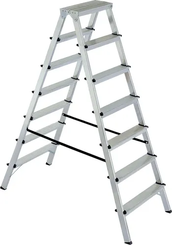 Alu-Klappleiter Doppelleiter 2x7 Stufen
