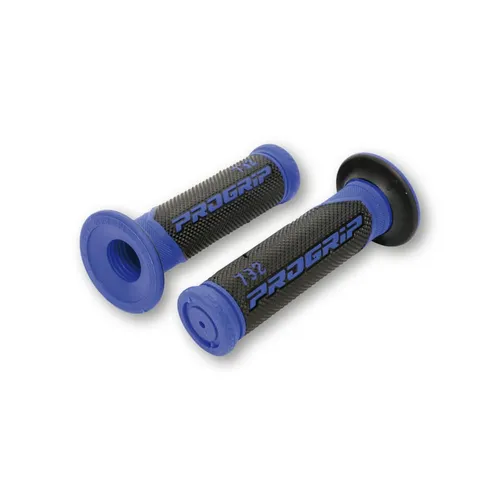 PROGRIP Auspuff-Flexrohr Lenkergriffe 732, blau/schwarz, 7/8 Zoll, geschlossen