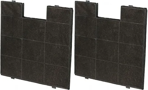 Ersatz-Kohlefilter für KF 17142 - 2 Stück für AMICA Dunstabzugshauben - Dunstabzugshaubenfilter, passend für verschiedene AMICA Modelle. Einfache Installation und hohe Qualität. Made-in-EU, 2er-Pack für selteneren Austausch.