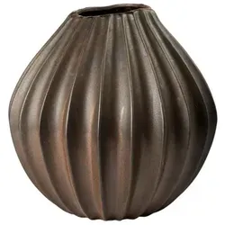Broste Copenhagen Wide Vase XL Antique Brown in braun von Broste Copenhagen