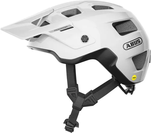 ABUS MTB-Helm MoDrop MIPS - robuster Mountainbike-Helm für Offroad-Fahrer - Fahrradhelm mit MIPS-Technologie für besseren Aufprallschutz und individuelle Passform durch Zoom Ace Verstellsystem - ideal für abenteuerliche Trails.