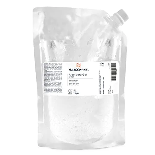 Naissance Aloe Vera Gel (Nr. 707) - 870g - Rein, Natürlich, Vegan für Haare, Gesicht, Haut, Augen, Füße, Nägel, Körper, Kosmetik - Nachfüllpack, Pflegend, Hunde, Massage