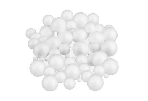 relaxdays Styropor-Figur 144 x Styroporkugeln