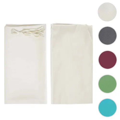 Mendler Ersatzbezug für Dach Pergola Pavillon Baia 3x3m - Creme - Pavillons: Wasser- und schmutzabweisender Stoff mit UV-Schutz UV30+, ideal für sonnige Tage und leichten Regen. Genießen Sie den Sommer im Freien!