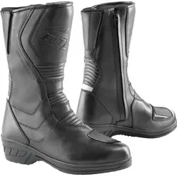 Büse D20 Touring Stiefel wasserdicht schwarz Damen 36 - Motorradstiefel mit Hipora® Klimamembran für optimale Atmungsaktivität und Wasserdichtigkeit. Individuell einstellbare Wadenweite und verstärkter Schutz für mehr Komfort und Sicherheit auf Tour.