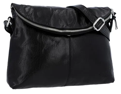 Gusti Leder Gardenia Umhängetasche – Elegante Handtasche aus Büffelleder - Umhängetaschen für Damen, aus hochwertigem, vollnarbigen Büffelleder, mit Reißverschluss und 4 Fächern für optimale Organisation.