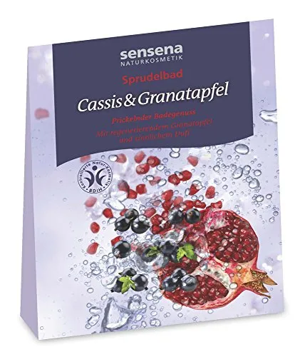 sensena Sprudelbad mit Cassis & Granatapfel (80 g)