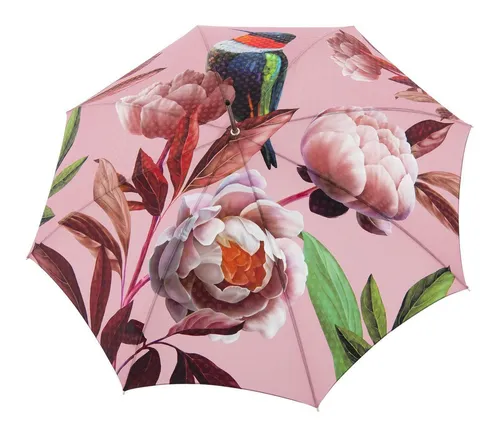 doppler MANUFAKTUR Stockregenschirm Elegance - Eleganter Stockschirm mit automatischem Öffnungsmechanismus, stabiler Holzgriff und wasserabweisendem Polyesterbezug – ideal für stilvolle Auftritte bei jedem Wetter.