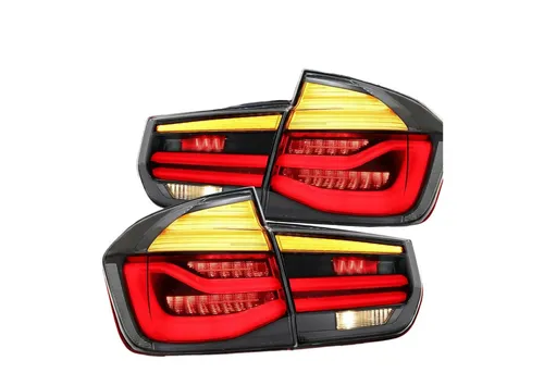Voll LED Rückleuchten für BMW 3er F30 F35 F80 (2011-2019) - Smoke - Rück- & Bremsleuchten mit modernem LED Design, für optimierte Sichtbarkeit und stilvollen Look. Ideal für Tuning und Styling Ihres BMW.