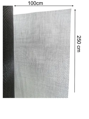 Fliegennetz Fliegengitter Insektenschutz Mückengaze Fiberglas 1m breit 2,5mhoch
