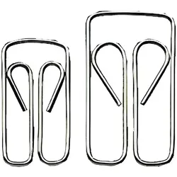 Alco Büroklammer EULE Metall vernickelt 22mm 100 Stück