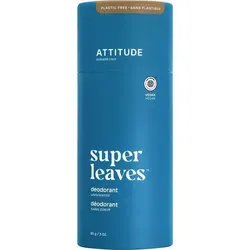 ATTITUDE Super Leaves, Biologisch-Abbaubarer Deodorant, Unparfümiert