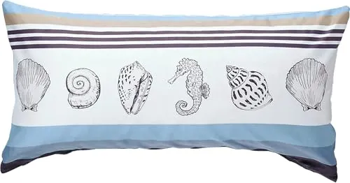 Erwin Müller Kissenbezug Mako-Satin blau Größe 40x80 cm