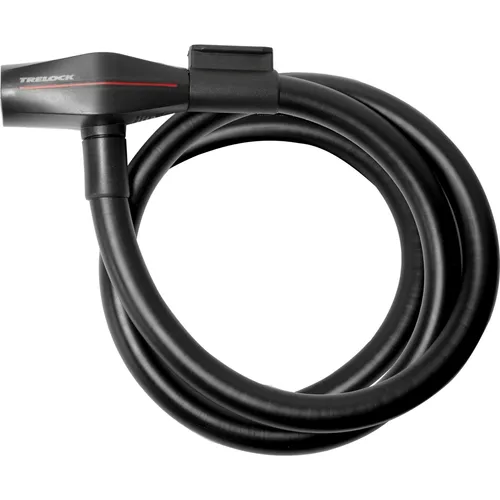 Trelock Kabelschloss KS 415, 110cm, Ø 15mm - Fahrradschlösser mit effektiven Korrosionsschutz und Wendeschlüssel für einfaches Öffnen. Ideal für sicheres Abstellen Ihres Fahrrads, inkl. Schlüsselservice und Staubschutz für lange Lebensdauer.