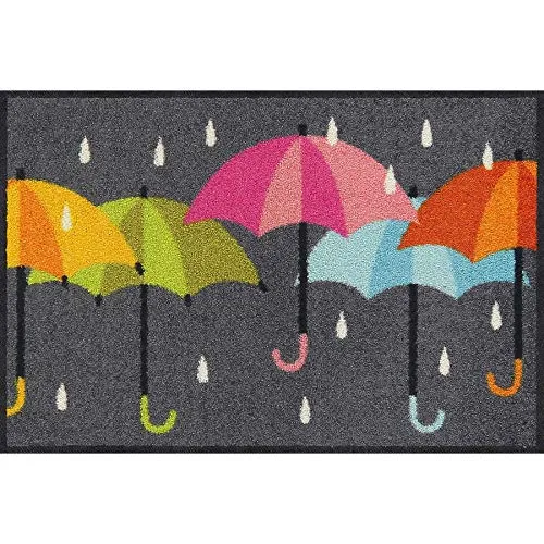 Salonloewe Raindance 050x075 cm Fußmatte - Waschbare Fußmatte für innen und außen, aus 100% Polyamid, rutschfest und pflegeleicht – ideal für Allergiker und Fußbodenheizungen.