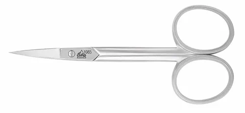 Erbe Solingen PREMIUM HAUTSCHERE – feine Spitze aus rostfreiem Edelstahl - Hochwertige Nagelhautschere aus Deutschland, gefertigt aus rostfreiem Edelstahl. Ideal für präzise Maniküre und Pediküre. Perfekt für die Pflege empfindlicher Nägel.