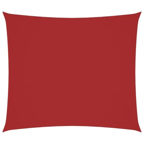 vidaXL Wasserfestes Sonnensegel in rot von vidaXL