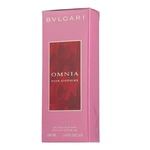 Bvlgari Omnia Pink Sapphire Duschgel 100 ml - Duschgel für Frauen mit fruchtigem Duft, verwöhnt die Haut und sorgt für ein erfrischendes Duscherlebnis.