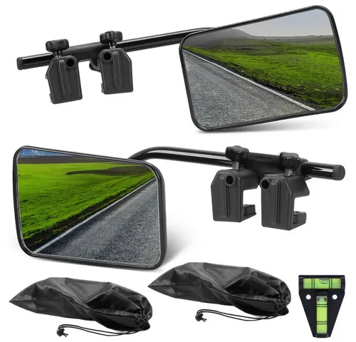 Melko Wohnwagenspiegel Set – Universal Aufsatzspiegel für Caravans