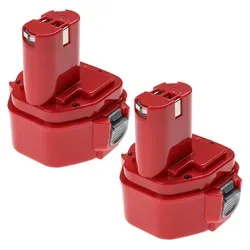 EXTENSILO 2x Akku für Makita 192681-B, 3300 mAh, NiMH - Hochwertiger Ersatzakku für Makita-Werkzeuge, bietet hohe Leistungsfähigkeit und lange Einsatzdauer. Ideal als Zweitakku, erfüllt alle Sicherheitsvorgaben.