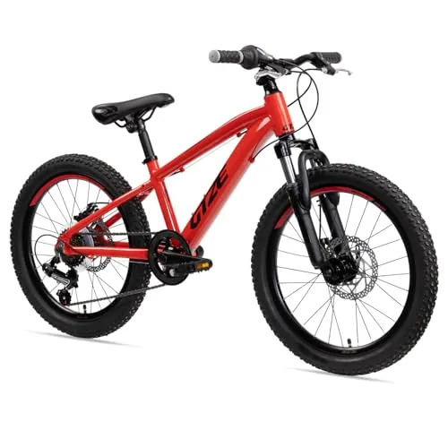 Goetze Sigma MTB Hardtail für Kinder | 20 Zoll Laufrad | 11 Zoll Aluminiumrahmen | 6-Gang Kettenschaltung mit Drehgriff | Scheibenbremsen | Federgabel mit 60 mm Federweg | 90% vormontiert