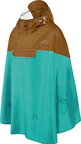 normani Unisex Regenponcho mit Sichtfenster und Kapuze – ideal für Fahrrad und Outdoor