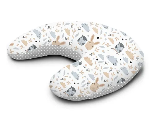 Amilian Stillkissen Lagerungskissen - Seitenschläferkissen - Stillkissen klein, Schwangerschaftskissen zum Schlafen, pregnancy pillow mit Füllung (60x42 cm), für Mütter und Babys