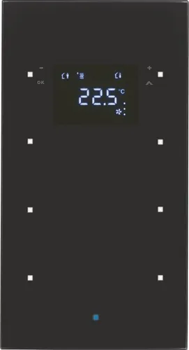 Berker 75643035 Glas-Sensor 3-fach mit Temperaturregler von Berker Glas-Sensor Bussystem-Tastsensoren