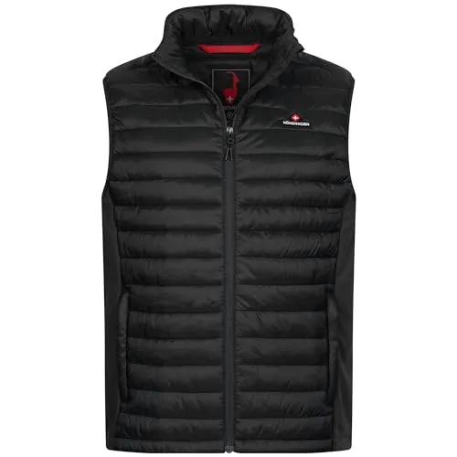 Höhenhorn 40D12+ZWL4 Dolden Herren Weste Hybridjacke Schwarz Gr. XL - Herren-Westen: Witterungsbeständig und leicht, ideal für Outdoor-Aktivitäten mit optimaler Bewegungsfreiheit und stilvollem Design.