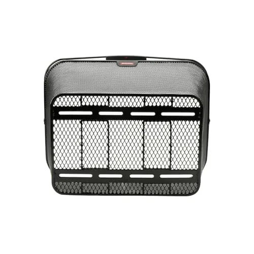 KLICKFIX HR-Festmontagekorb City Korb Cargo - Rucksack mit transparenter, regenfesten PVC-Abdeckung für Handy und Karten, hochwertiger Reißverschluss und einfach zu installierendes Befestigungssystem, ideal für Sport und tägliches Radfahren.