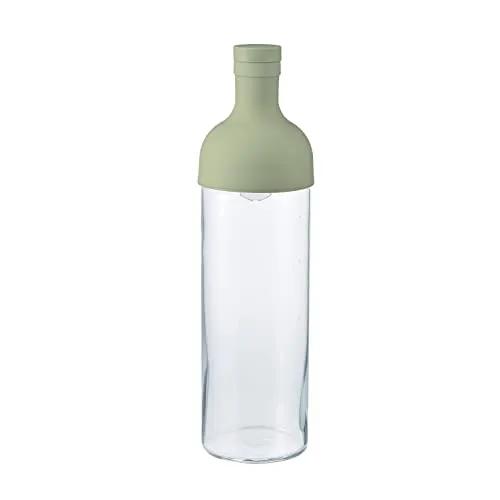 HARIO Cold Brew Tea Bottle with Filter Insert, 750ml FIB-75-SG, Smokey Green