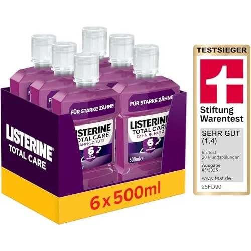 LISTERINE Total Care Zahn-Schutz (6 x 500 ml) von Listerine