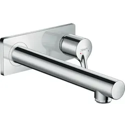 hansgrohe Talis S Fertigmontageset 72111000 - Waschtischarmaturen, elegantes Unterputz-Design mit 225 mm Ausladung und einstellbarer Temperaturbegrenzung für optimale Nutzung.