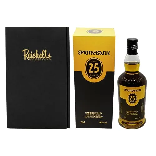 Springbank Campbeltown Single Malt Scotch Whisky 25 Jahre 0,7 l 46% als Geschenkset mit Präsentbox by Reichelts