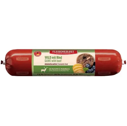 Fleischeslust Classic Wild mit Rind Kartoffel & Heidelbeere 400g 5 x 400 g
