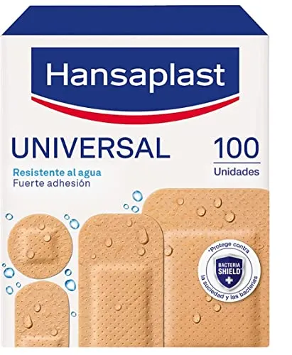Hansaplast Universal Dressings - 100 Units, 4 Sizes