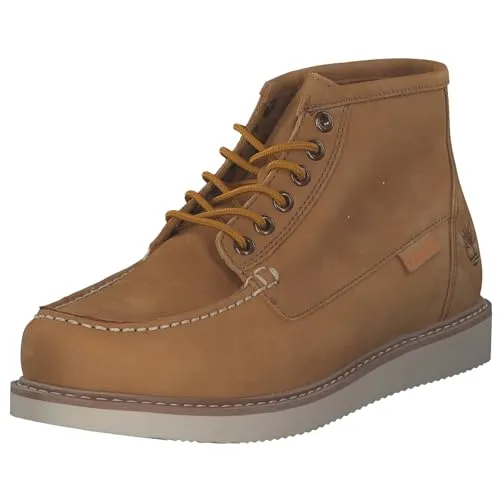 Timberland Herren Schnürboots Newmarket II Hellbraun 10 (44) - Wanderschuhe mit robuster Profilsohle und knöchelhohem Design für optimalen Halt und Komfort auf allen Terrain.
