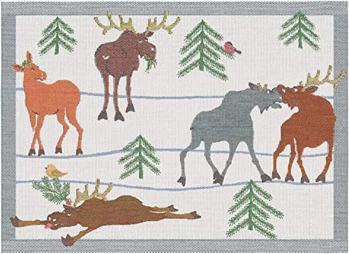Ekelund Tischsets Clumsy Moose 2er Set 35x48 cm von Ekelund