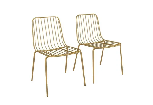 loft24 Esszimmerstuhl Caden (Set, 2 St) in gold von loft24