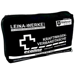 Produktbild LEINA-WERKE Erste-Hilfe-Tasche KFZ Compact DIN 13164 schwarz