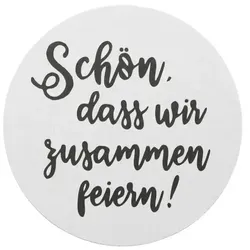 Glasuntersetzer & Bierdeckel Weiß von Sovie HORECA