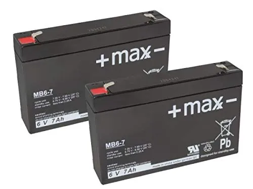 Akku kompatibel Kinderauto I8 Spielzeug 2X 6V Batterie Blei AGM wiederaufladbar